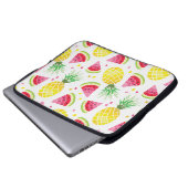 Wassermelone Ananas Sommer Nahtlose Printwerbung Laptopschutzhülle (Vorne Knopf)