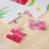 Wassermelone Ananas Sommer Nahtlose Printwerbung Puzzle (Seite)