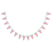 Wassermelone-Aquarell Wimpelkette (Alle)