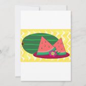 Wassermelone auf dem Grundstück Einladung (Vorderseite)