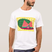 Wassermelone auf dem T - Shirt Mens (Vorderseite)