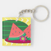 Wassermelone auf einem Schlüsselanhänger (Rückseite)