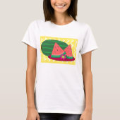 Wassermelone auf einer Platte T - Shirt der Frauen (Vorderseite)