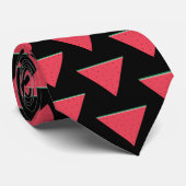 Wassermelone auf invertiertem rotem Dreieck Krawatte (Gerollt)