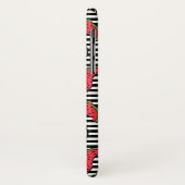 Wassermelone auf schwarzem u. weißem Case-Mate iPhone hülle (Hinten/Links)