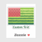 Wassermelone Aufkleber (Blatt)