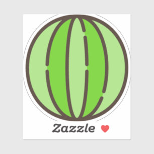 Wassermelone Aufkleber