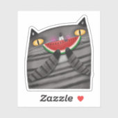 Wassermelone Aufkleber (Blatt)