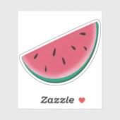 Wassermelone Aufkleber (Blatt)