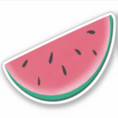Wassermelone Aufkleber (Vorderseite)