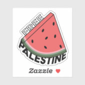 Wassermelone Aufkleber (Blatt)