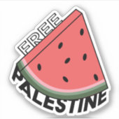 Wassermelone Aufkleber (Vorderseite)