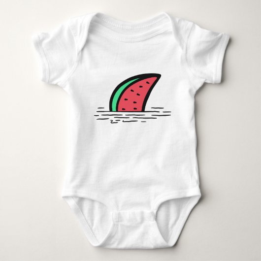 Wassermelone Baby Strampler (Vorderseite)