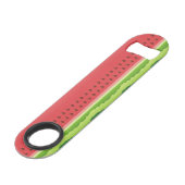 Wassermelone Background Speed Flasche Opener Flaschenöffner (Vorderseite Schrägansicht)