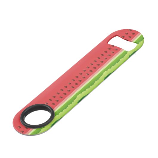 Wassermelone Background Speed Flasche Opener Speed Flaschenöffner (Vorderseite Schrägansicht)
