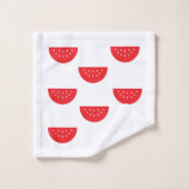 Wassermelone badhandtuch set (Waschlappen)