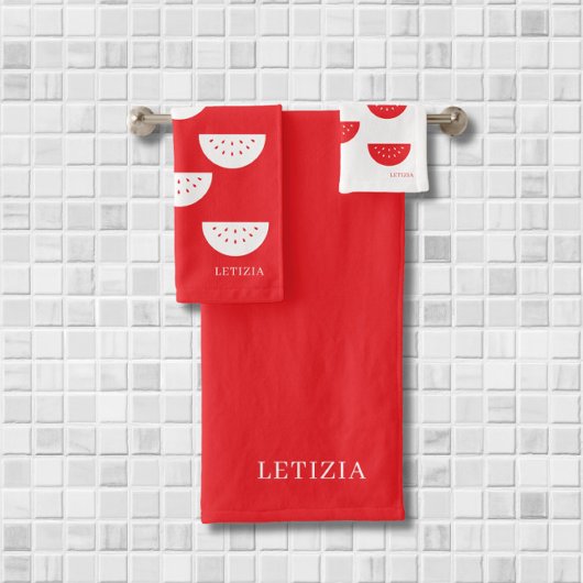 Wassermelone badhandtuch set