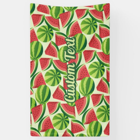 Wassermelone Banner (Vertikal)