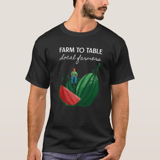 Wassermelone bauen meinen eigenen pflanzlichen Bau T-Shirt (Vorderseite)