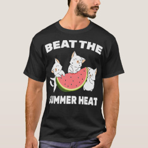 Wassermelone - Beat The Summer Heat - Katze - Kitt T-Shirt