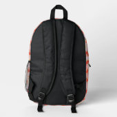Wassermelone Bedruckter Rucksack (Rückseite)