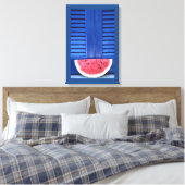 Wassermelone blau leinwanddruck (Insitu (Schlafzimmer))