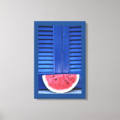 Wassermelone blau leinwanddruck (Vorderseite)