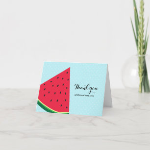 Wassermelone Blau Spaß Sommer Frucht Falte Danke