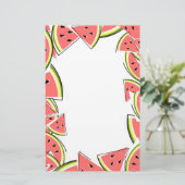 Wassermelone Briefpapier (Stehend Vorderseite)