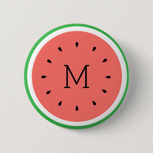 Wassermelone Button (Vorderseite)