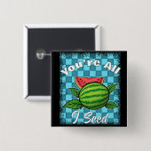 Wassermelone Button (Vorne & Hinten)