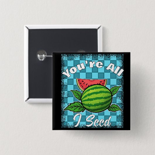 Wassermelone Button (Vorne & Hinten)