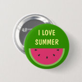 Wassermelone Button (Vorne & Hinten)