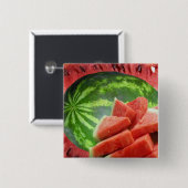 Wassermelone Button (Vorne & Hinten)