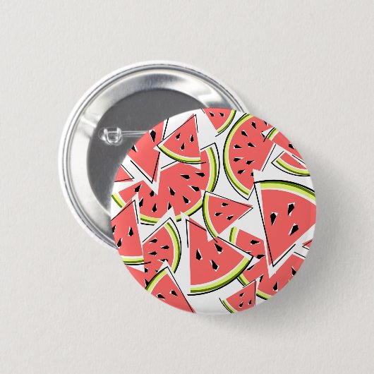 Wassermelone Button (Vorne & Hinten)