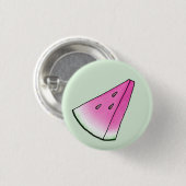 Wassermelone Button (Vorne & Hinten)