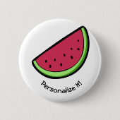 Wassermelone Button (Vorderseite)