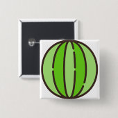 Wassermelone Button (Vorne & Hinten)