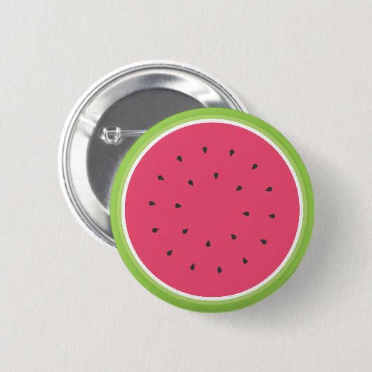 Wassermelone Button (Vorne & Hinten)