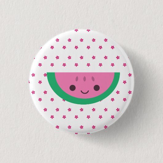 Wassermelone Button (Vorderseite)