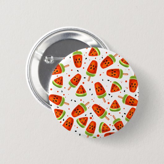 Wassermelone Button (Vorne & Hinten)