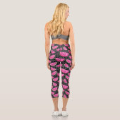 Wassermelone Capri Leggings (Rückseite)