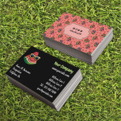 Wassermelone Cartoon Business Card Visitenkarte