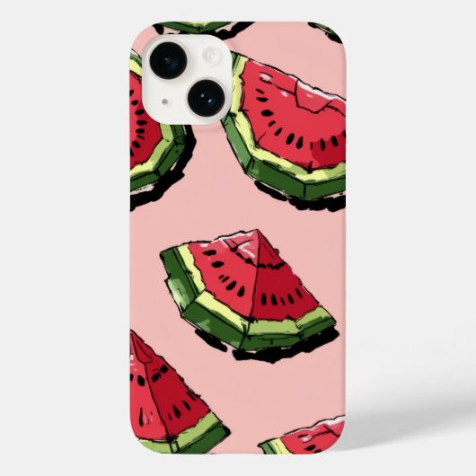 Wassermelone Case-Mate iPhone Hülle (Rückseite)
