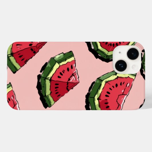 Wassermelone Case-Mate iPhone Hülle (Rückseite (Horizontal))