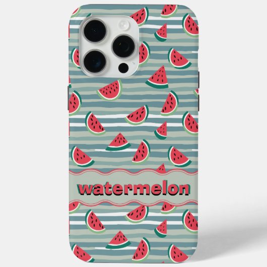 Wassermelone Case-Mate iPhone Hülle (Rückseite)