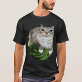 Wassermelone Cat | Funny Meme Kitty Art T-Shirt (Vorderseite)