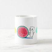 Wassermelone Cat Tasse Cup (Mittel)