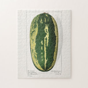 Wassermelone (Citrullus Lanatus) Fruchtmalerei Puzzle