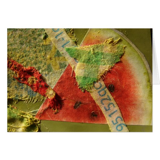 Wassermelone Collage (Vorderseite (Horizontal))